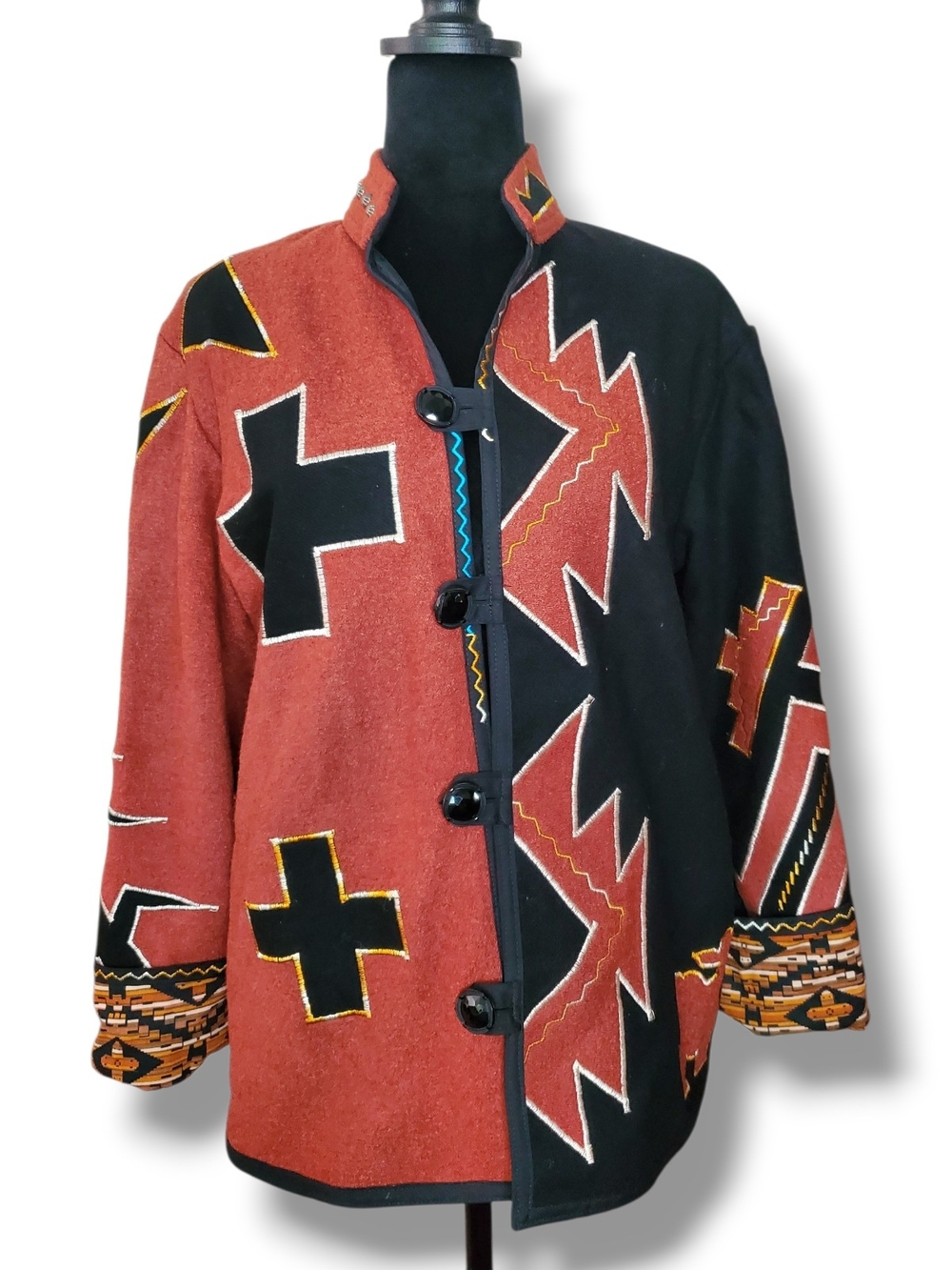 Penny Singer One-of-a-Kind Native Wool Jacket Women's / Unisex Oversize Size S